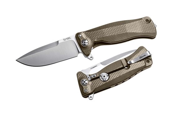 Складной нож Lion Steel "SR-11" L/SR11 B c клинком из стали Uddeholm Sleipner®, рукоять титан