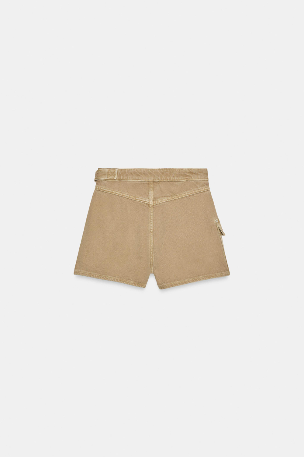 ЮБКА-ШОРТЫ КАРГО С ЗАПАХОМ — ZARA
