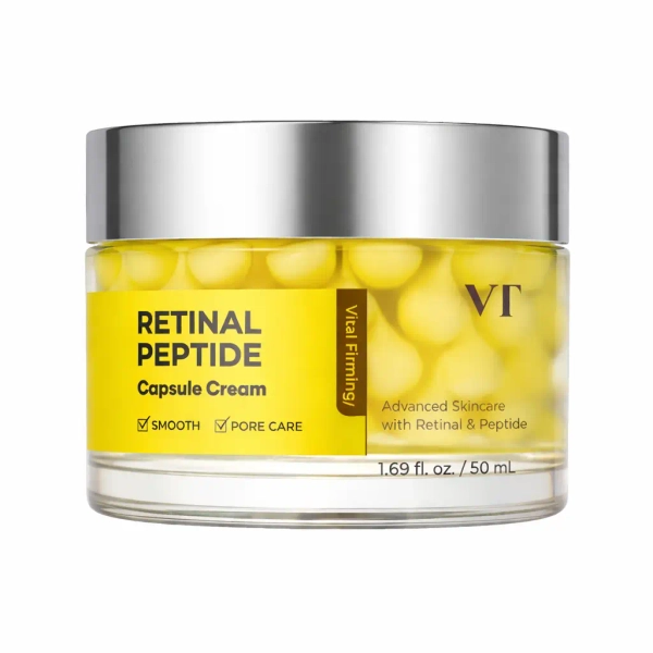 VT Cosmetics Retinal Peptide Capsule Cream — капсульный крем с ретиналем и пептидами