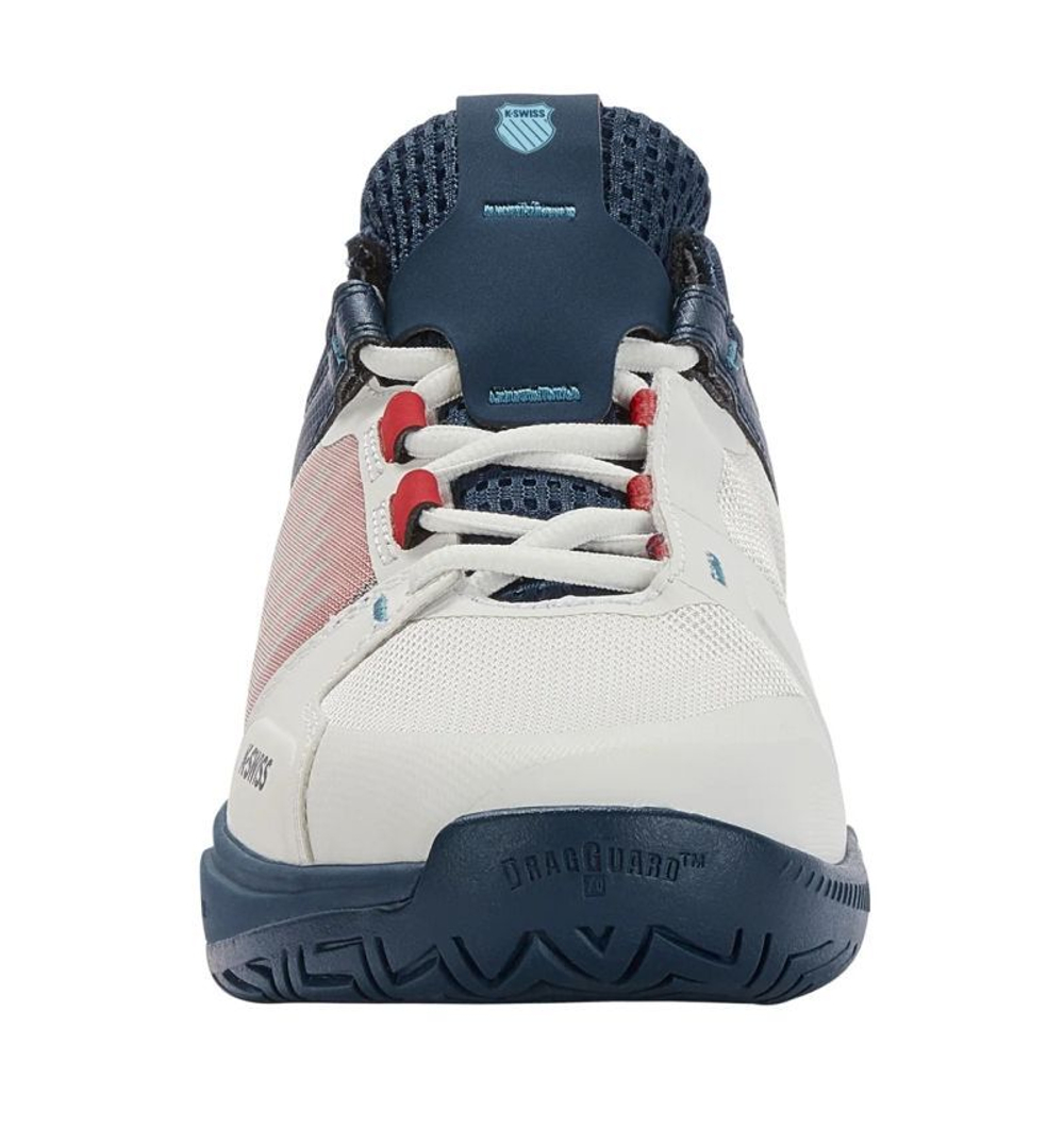 Мужские теннисные кроссовки K-Swiss Ultrashot Team - blanc de blanc/blue opal/lollipop