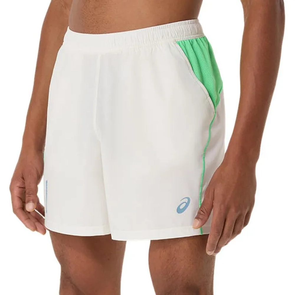 Теннисные шорты Asics Padel Court 7in - cream/vital green