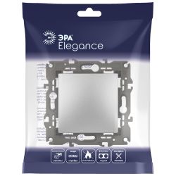 Выключатель ЭРА Elegance 14-1101-03 10АХ-250В IP20 алюминий | Эра Elegance