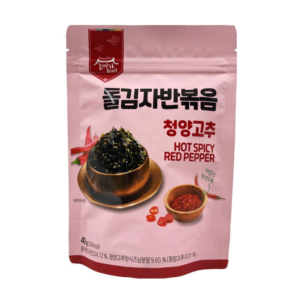 Морская капуста Kim's &amp; Lee's family Острый перец 40 г 3 шт