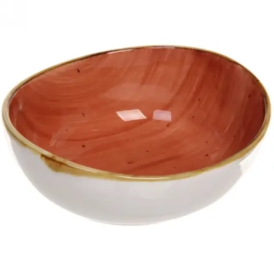 Салатник керамический «Corsica orange» 14*13*6см