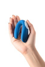 Многофункциональный стимулятор для пар Satisfyer Partner Whale голубой