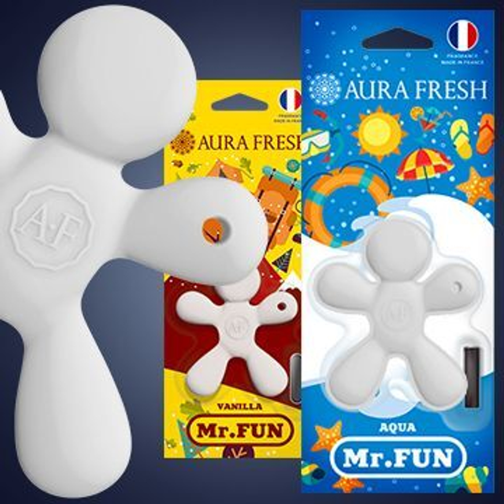 Аром-р AURA FRESH MR.FUN Aqua, кор.-36 шт.
