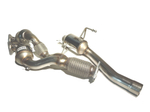 GP-40203-40204, Пламегаситель Porsche Cayenne I (2002-2010) 3,2л (220л.с.) (комплект 3шт.)