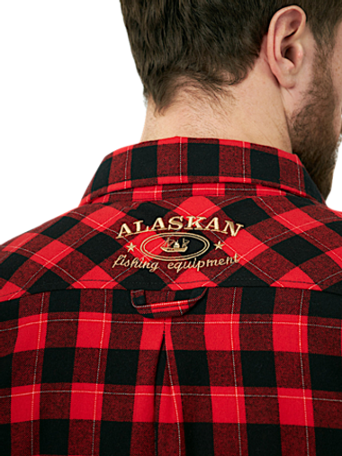Рубашка Alaskan AFSRC с меховой подкладкой Красная Клетка -