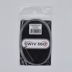 Лески SWIV360 large(L) от ChiaoGoo, 13 см. - 35 см., silver cable
