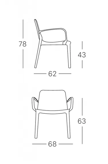 Кресло Ginevra Lounge тортора