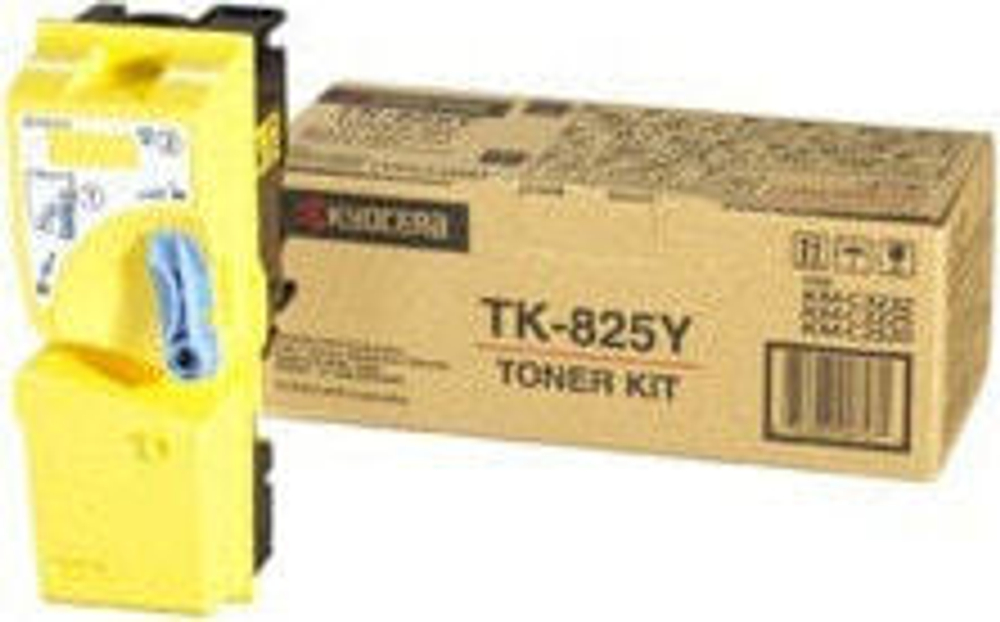Картридж тонерный Подлинный Желтый KYOCERA TK-825Y 1 шт 1T02FZAEU0