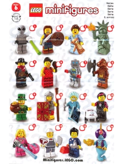 LEGO Minifigures 8827 6 серия Межгалактическая девушка