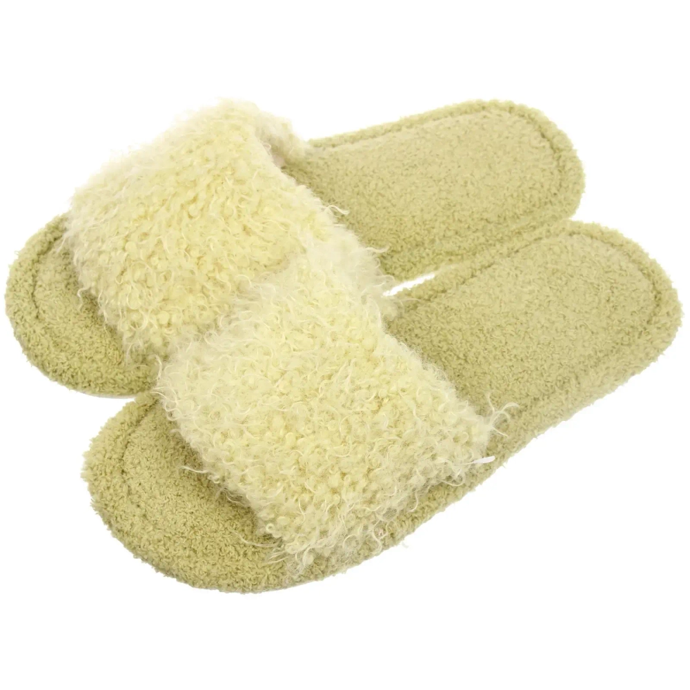 Тапочки женские домашние «COMFORT», цвет зелёный, р-р 40-41
