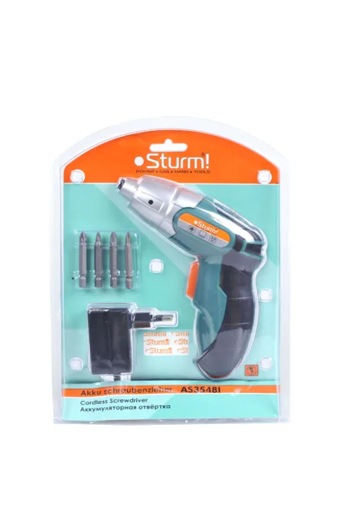 Аккумуляторная отвертка Sturm! AS3548I