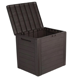 Пластиковый сундук Prosperplast Woodebox 140 л wenge