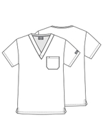 Топ медицинский мужской Dickies Prints DK725, подковы, 4XL