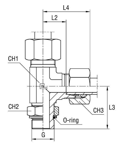 Штуцер FRLG DL18 BSP 1/2 (в сборе)