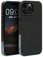 Дизайнерский чехол для IPHONE 14 PRO MAX с мягкой тканевой поверхностью