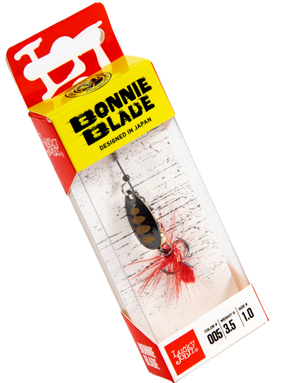 Блесна вращающаяся Lucky John BONNIE BLADE 01 03.5г 005 в блистере