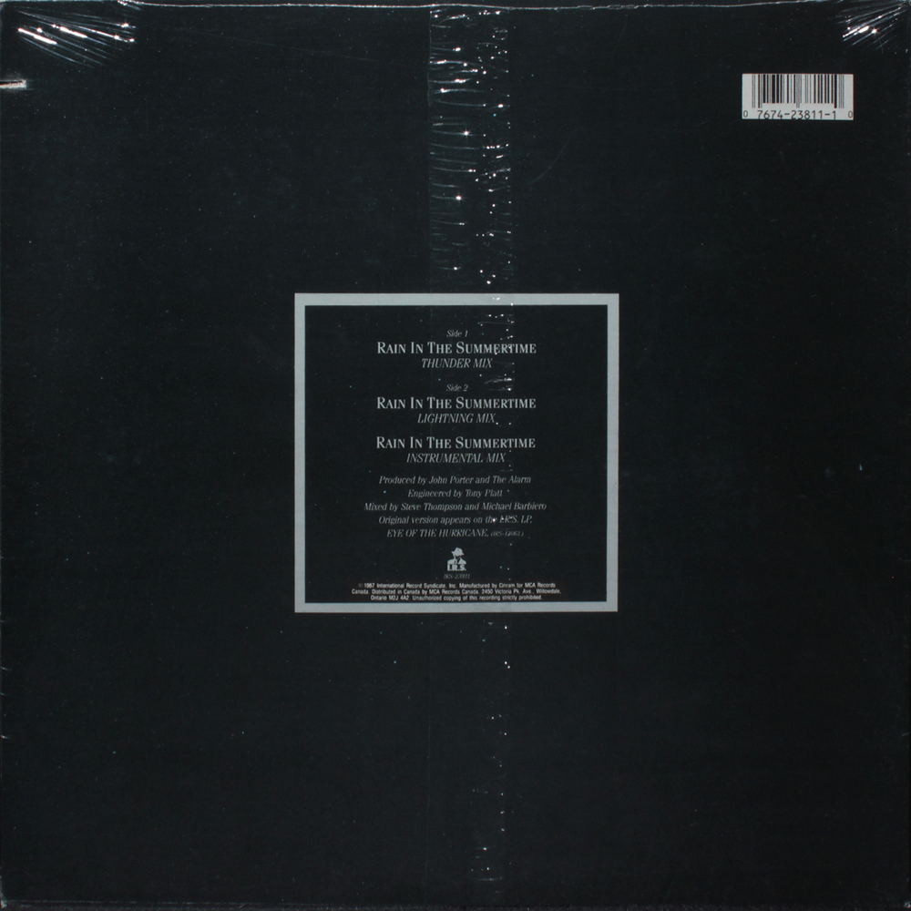 The Alarm / Rain In The Summertime (12" Vinyl Single)