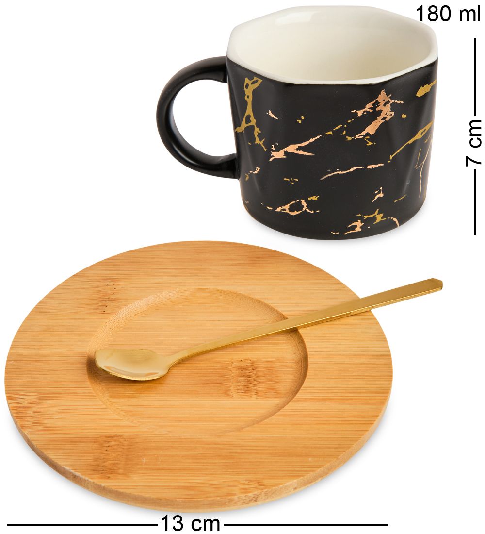 GAEM Art MUG-400/2 Чайная пара «Мрамор»