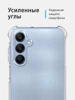 Чехол ROSCO для Samsung Galaxy A25 (арт.SS-A25-HARD-TPU-TRANSPARENT )