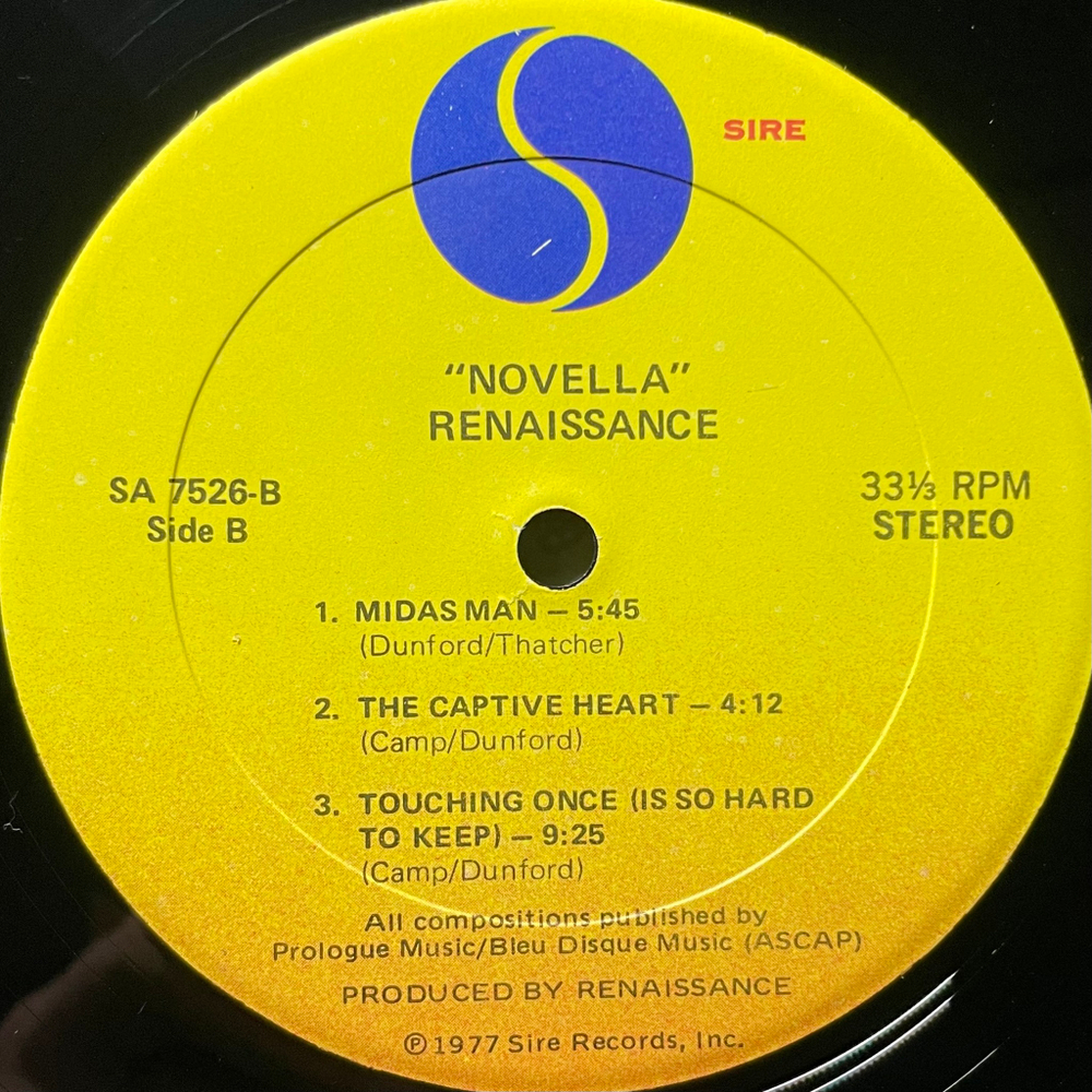 Renaissance – Novella (США 1977г.)