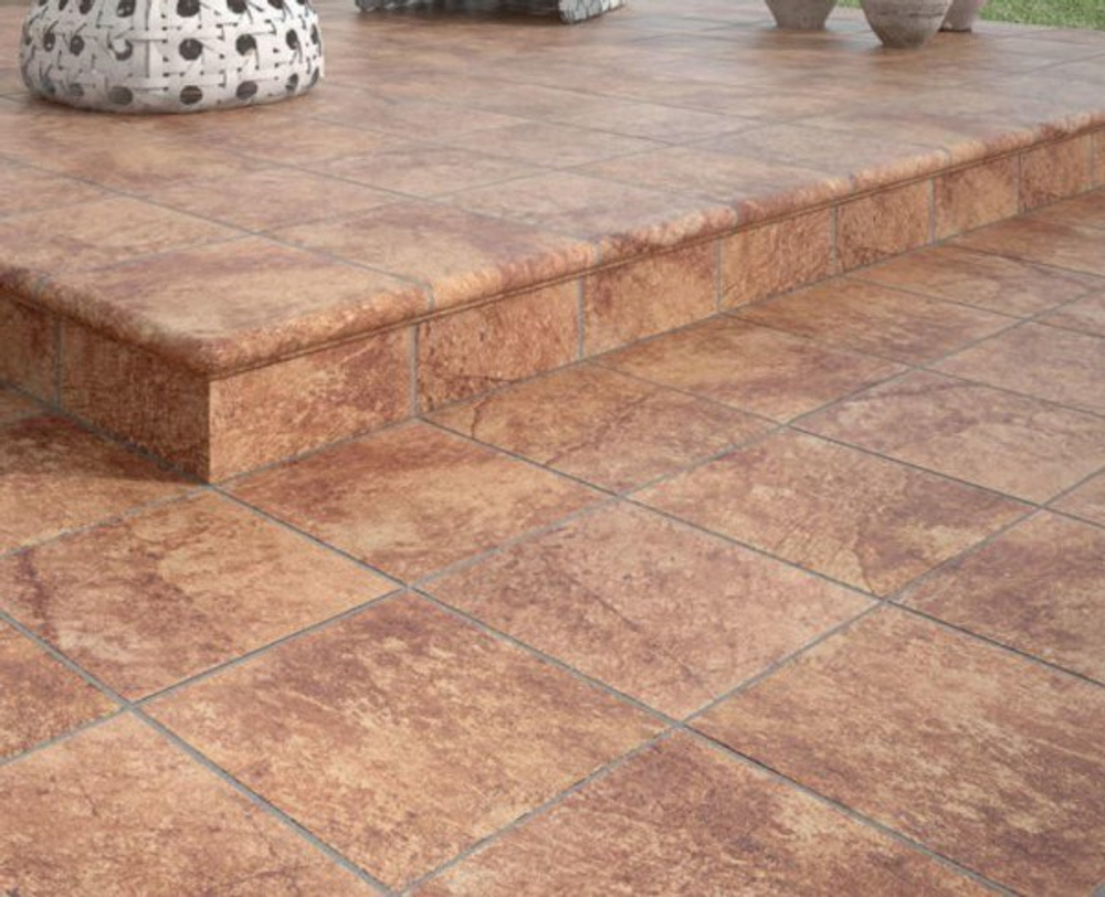 Ступень фронтальная Jasper Marron 33х33