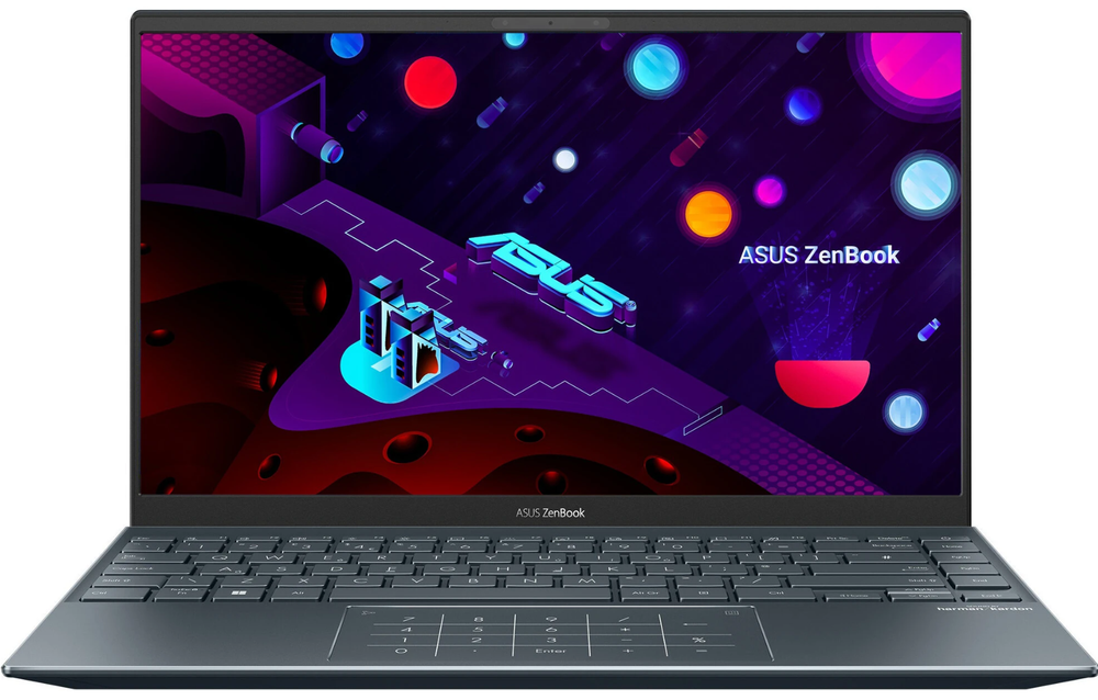14" Ноутбук Asus Zenbook UX425QA (1920x1080, AMD Ryzen 5 5600H, RAM 16ГБ, SSD 256ГБ, AMD Radeon Graphics, Win 10 Pro)