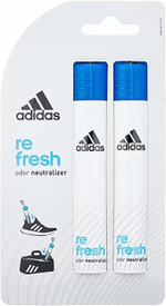 Дезодорант-спрей для обуви Аdidas RE-FRESH SPORT устранение запахов, 4 мл (в упаковке 2 стика по 2 мл)