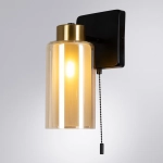 Бра Arte Lamp LEO A7027AP-1BK, 1хE14