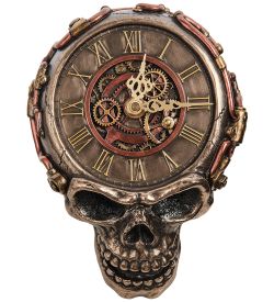 Veronese WS-1066 Часы настенные в стиле Стимпанк «Череп»