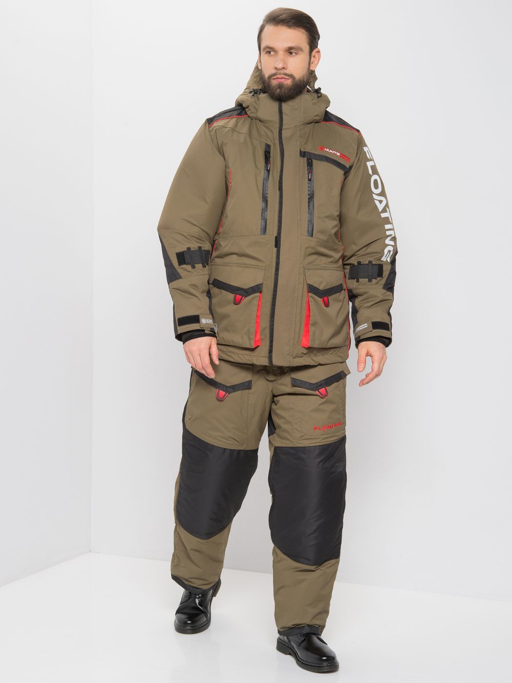 Костюм зимний Поплавок Siberia Floating ткань Breathable цвет Хаки/Черный