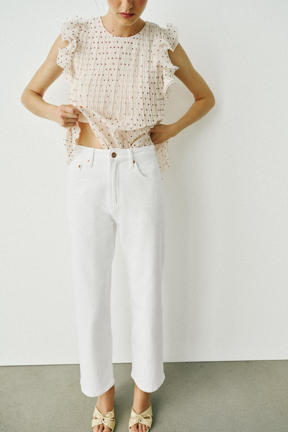 ДЖИНСЫ Z1975 STRAIGHT С ВЫСОКОЙ ПОСАДКОЙ — ZARA
