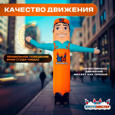 Аэромен «Повар» с машущей рукой, 5 метров