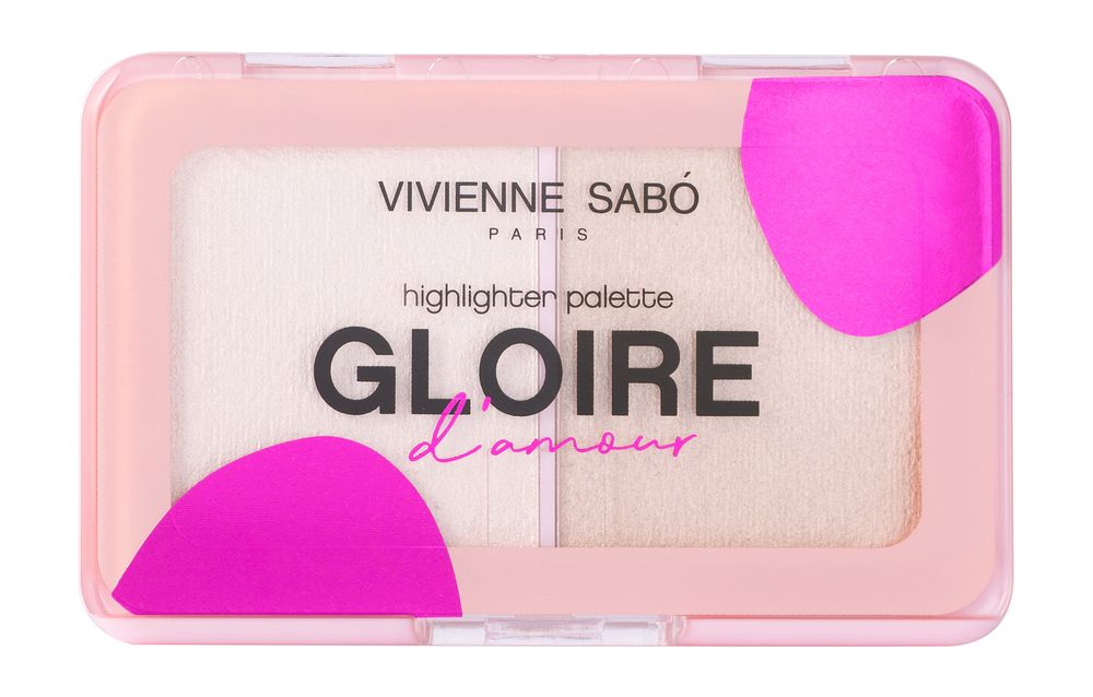 Палетка хайлайтеров VIVIENNE SABO Glorie damour - 01