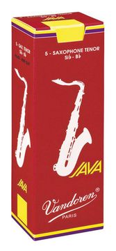 Трости для саксофона Тенор №2,5 (5шт) Vandoren SR2725R JAVA RED CUT
