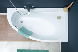 Акриловая ванна Aquanet (Акванет) Mia 140x80 R с каркасом