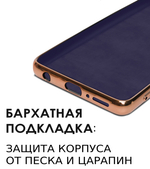 Стильный глянцевый чехол для HONOR 10i, 10 LITE, 20 LITE, P SM 20199 с кольцом-подставкой и бархатной подкладкой