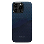 Чехол из арамидного волокна с поддержкой MagSafe PITAKA MagEZ Case Pro 4 для iPhone 15 Pro, Over The Horizon