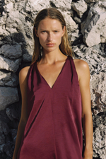 ДЛИННОЕ АТЛАСНОЕ ПЛАТЬЕ — ZARA