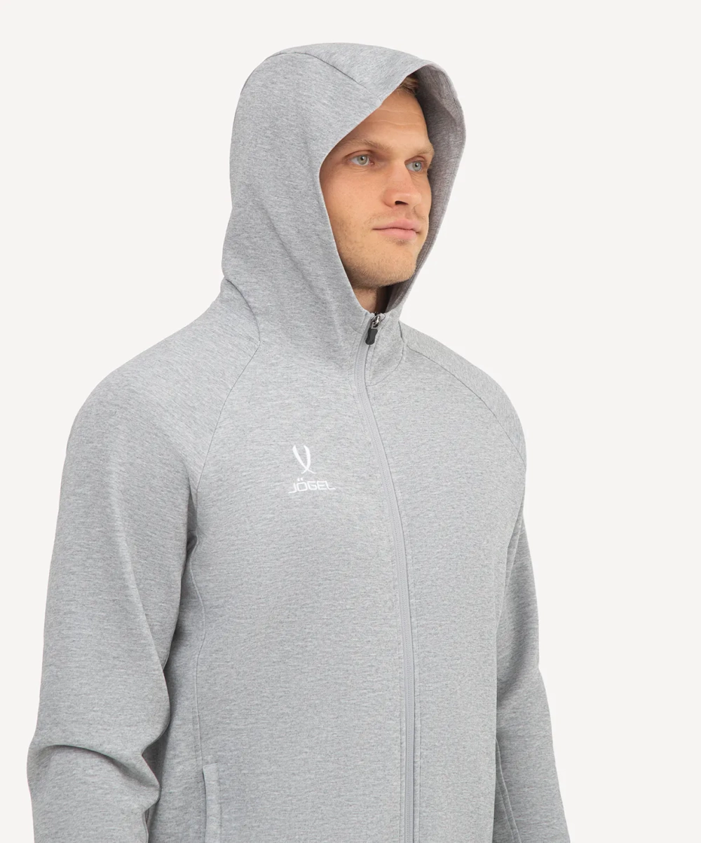Худи на молнии ESSENTIAL Athlete Hooded FZ Jacket, серый