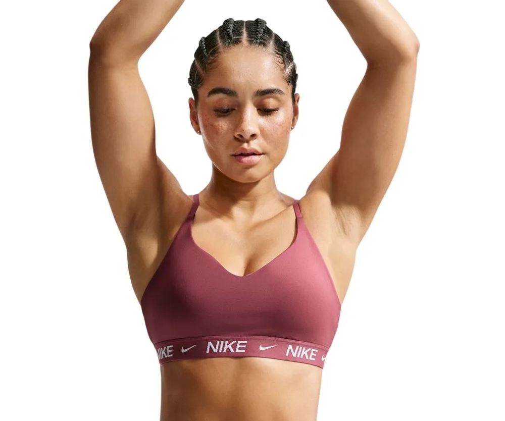 ТОП теннисный Nike Indy Light Support Padded Adjustable Sports - pink smoke