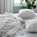 Полутороспальное одеяло IKEA FJALLBRACKA (ФЬЕЛЛЬБРЭККА), Стеганое, Летнее, Всесезонное, Белый, 150х200 см