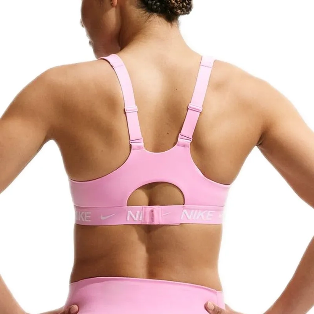 Теннисный бюстгальтер Nike Indy With Strong Support Padded Adjustable Sports - pink rise