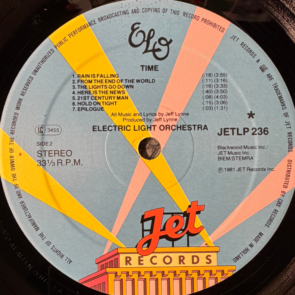 ELO - Time (Голландия 1981г.)