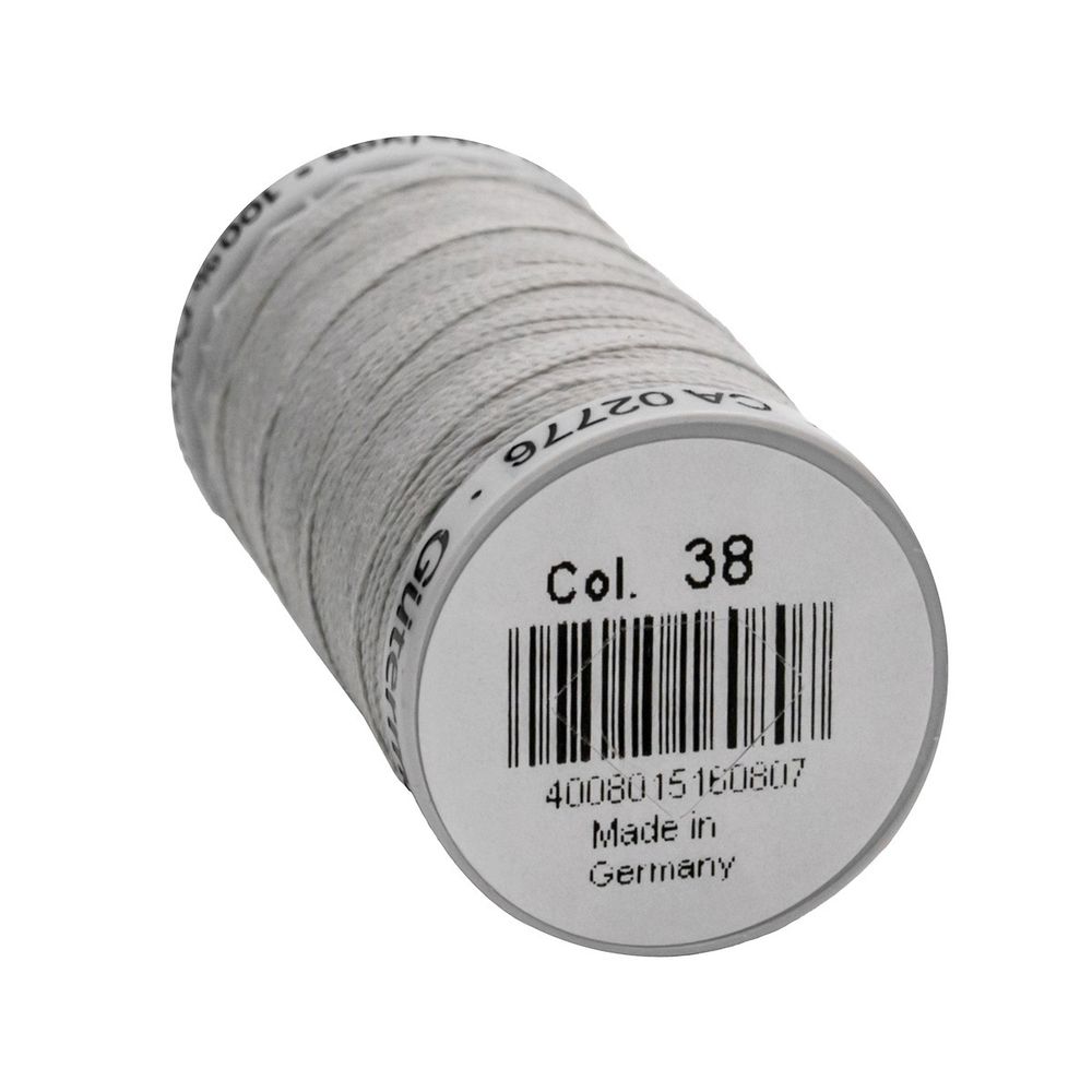 Нитки суперкрепкие Gutermann Extra Strong M782 №40 (100 метров), 5 кат. | 038 св.серый