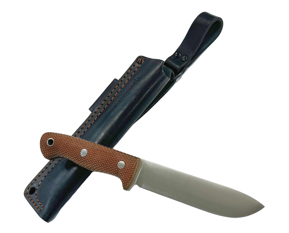 Нож Кедр L Южный Крест, сталь Elmax, микарта койот, 236.1650 конв.