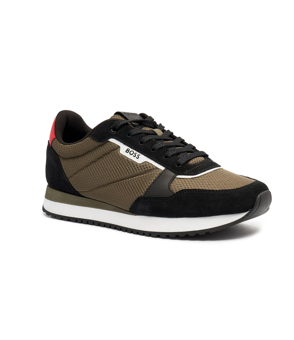 Кроссовки KAI_RUNN_MESD BOSS BLACK - хаки(50523355)