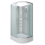 Душевая кабина Niagara Classic NG-33184-14LBKG (110х80х200) средний поддон(26см),стекло матовое,4 места